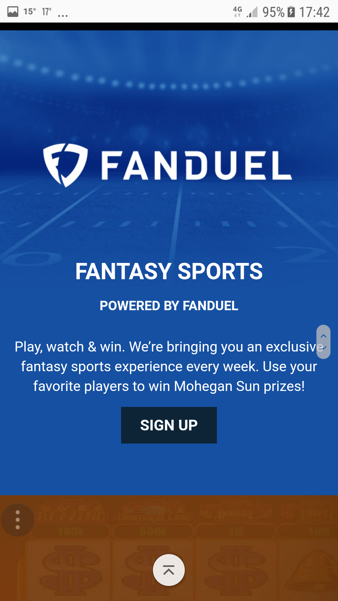 Fandual fantasy sports - Mohegan Sun Casino