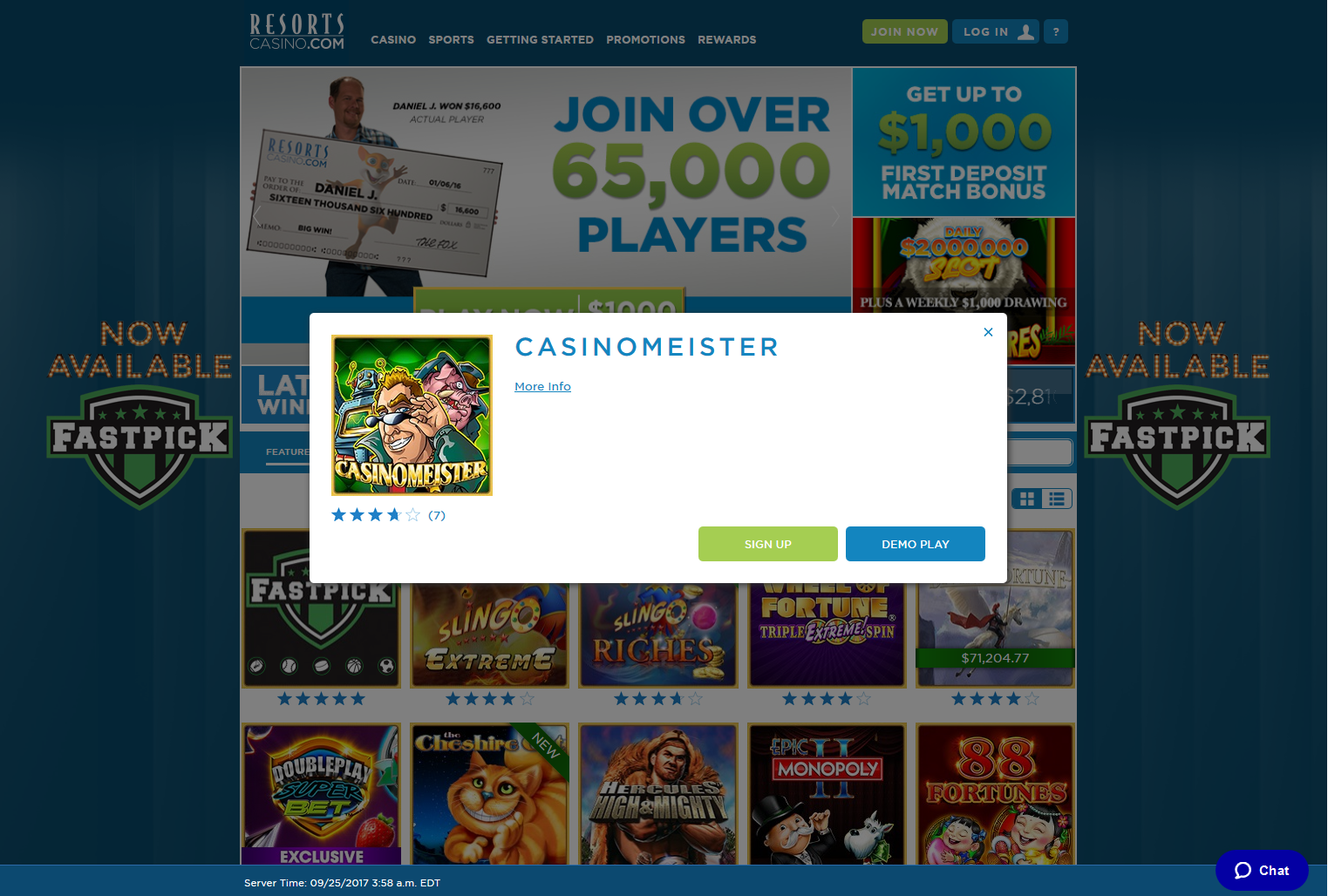 bónus de casinos online